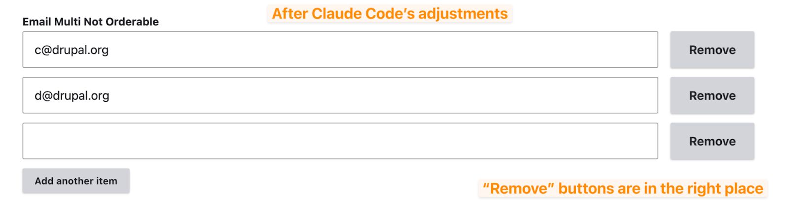 Screenshot of the CSS that claude delivered as a result of the screenshot upload reflecting the updates made to the UI.